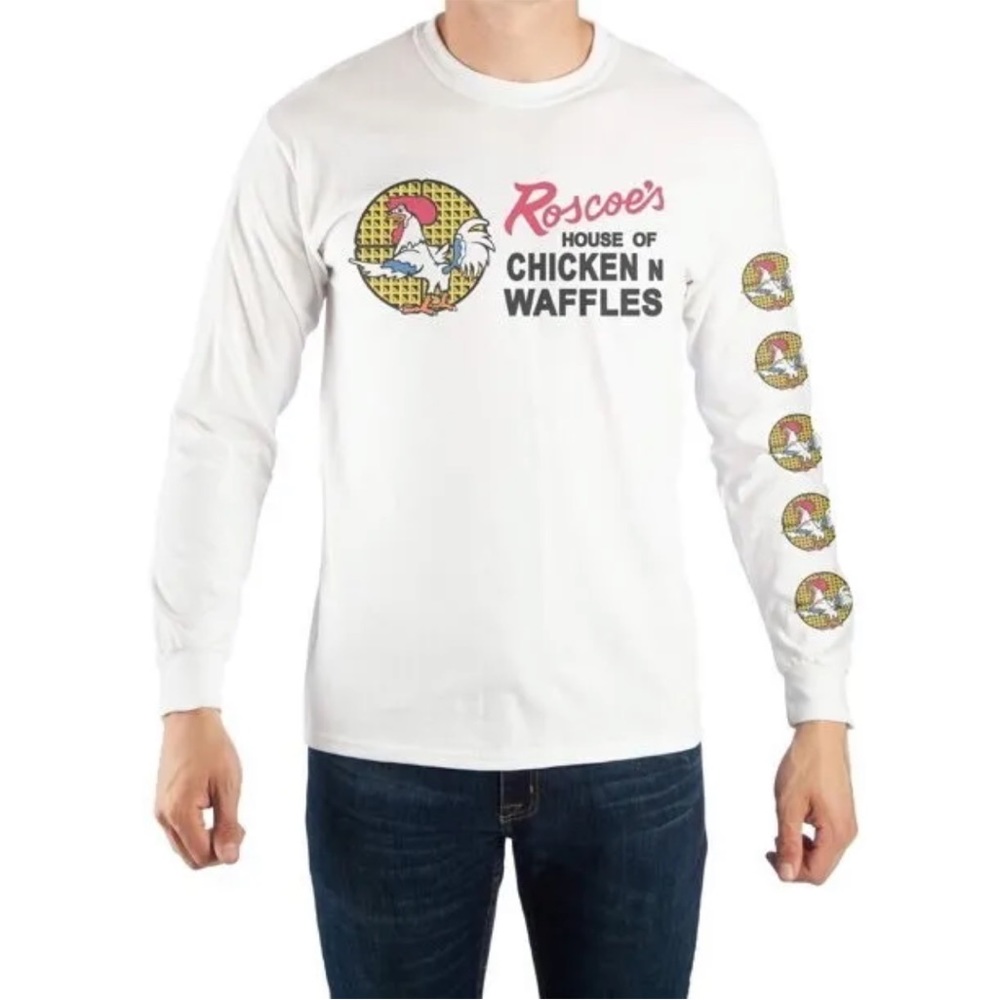 American Roadtrip Men’s Roscoe’s House of Chicken N Waffles Size Medium (38/40)